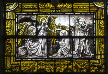 The Three Maries at the Tomb, Trinity College, Oxford, 1885